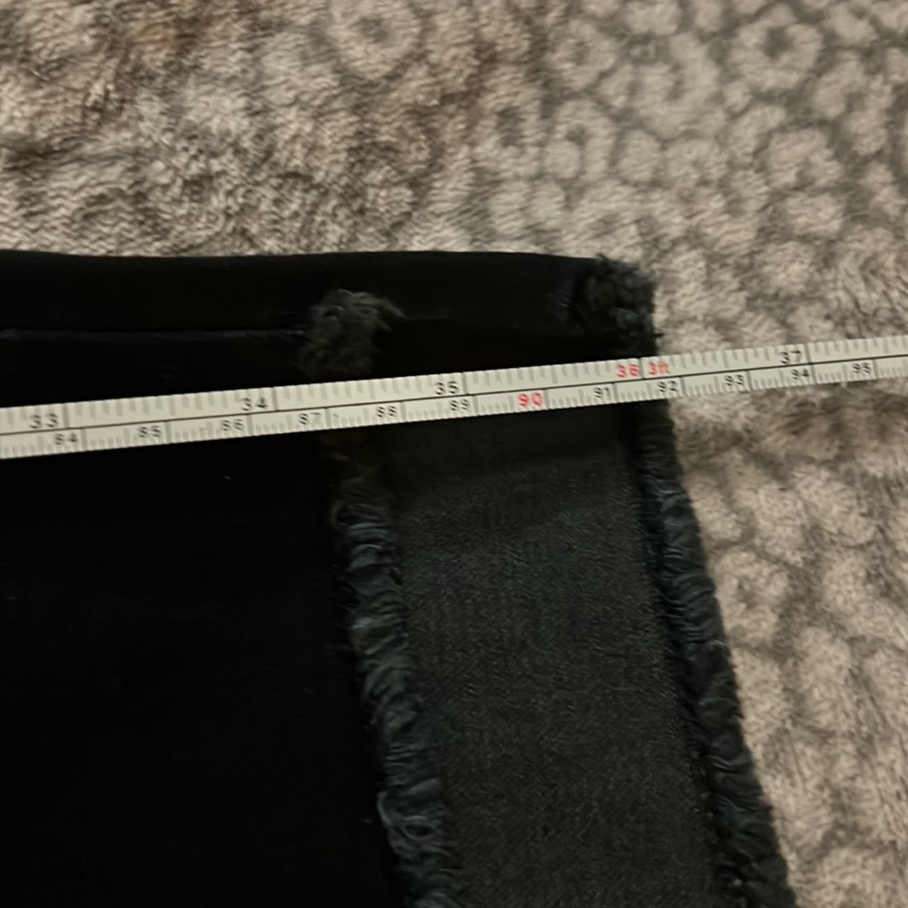 EUC Ruff Hewn Jeans Ankle Length Dark Wash Flower Detail Size 16 - Picture 9 of 9